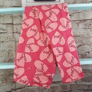 Pink Love Hearts Valentine Leggings